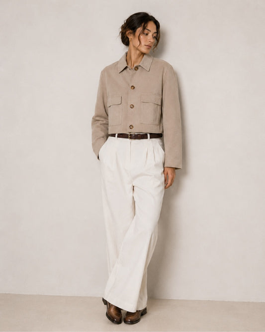 PocketDetailingCropTailoredJacket