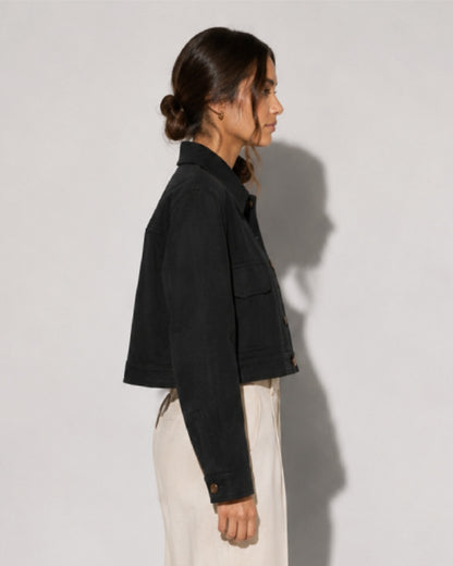 BlackBravaCropJacket