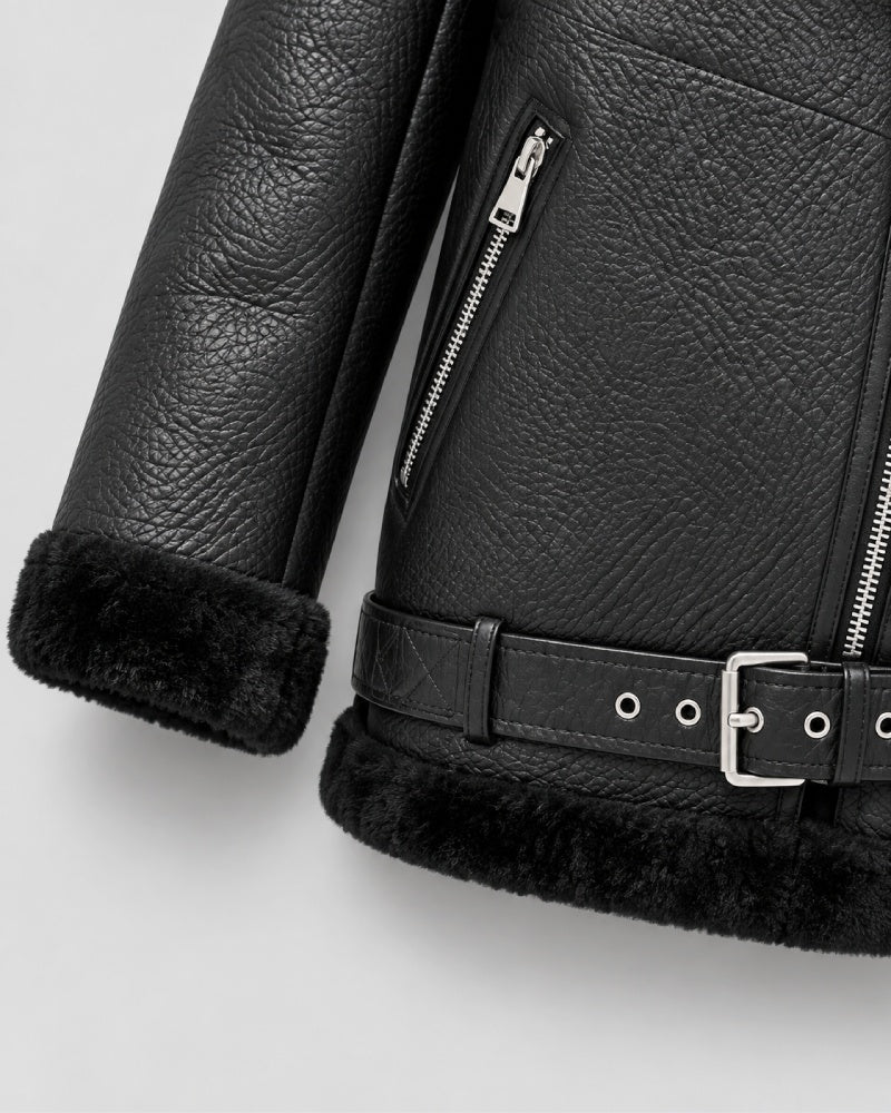 BlackShearlingCoat