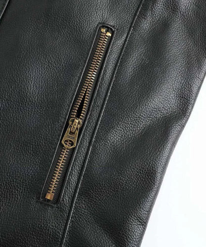 Black Genuine Leather Jacket