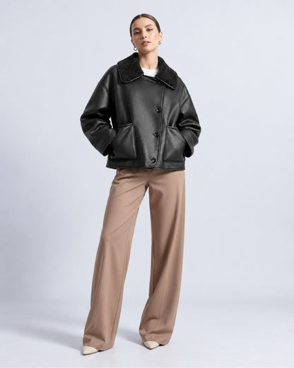 Women's Oversized Double Faced Jacket