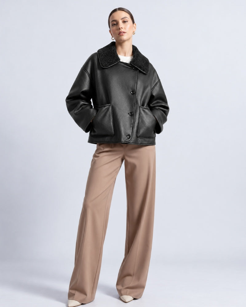 Women's Oversized Double Faced Jacket