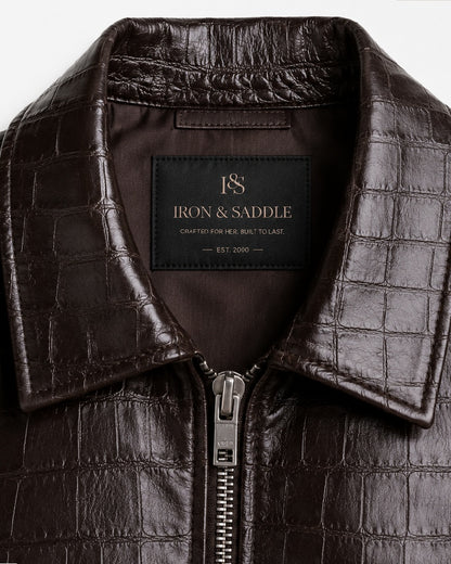 Crocodile-PatternedJacket