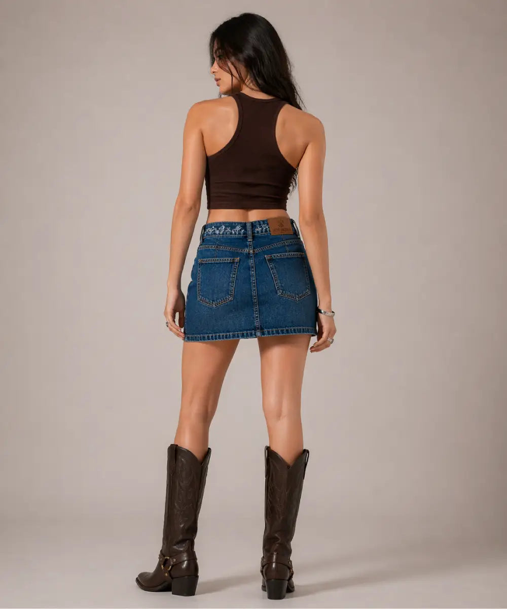 DenimMiniSkirt