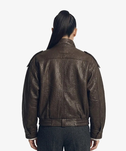FW2526VintageOversizedBrownFauxLeatherJacketHighCollarBikerStyle