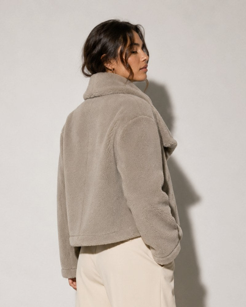 FauxShearlingButtonJacket