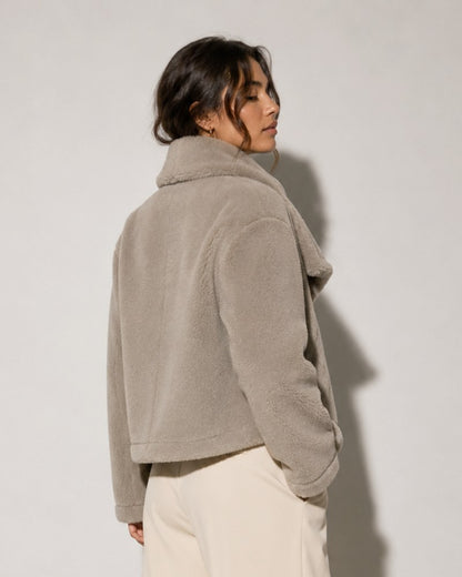 FauxShearlingButtonJacket