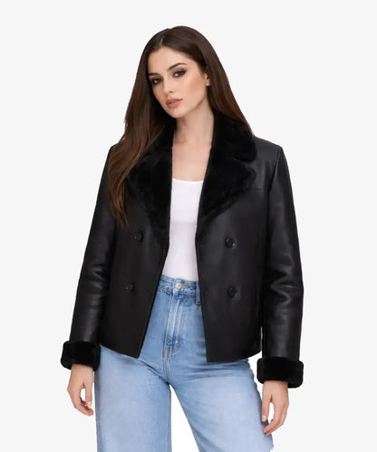 IronandSaddleWomenShearlingLinedBlackLeatherJacketForWomen