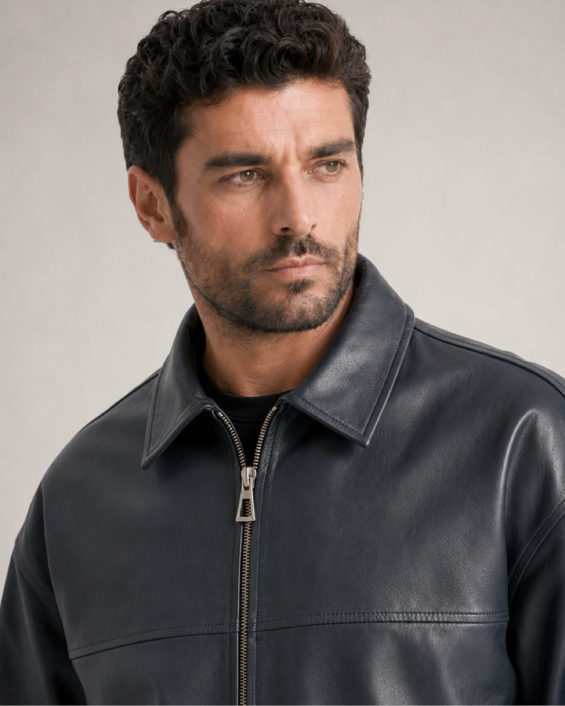 LeatherBlousonJacket