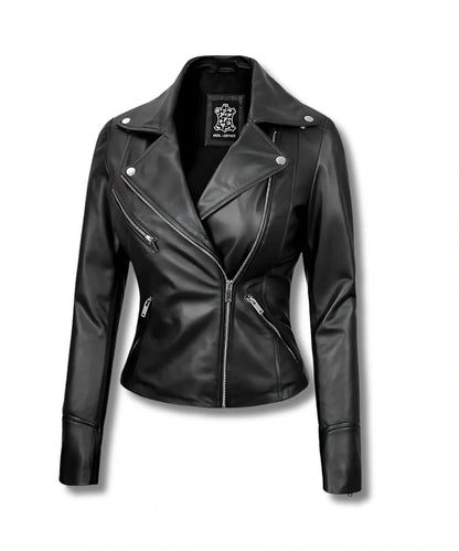 Leather Motorcycle Jacket Women