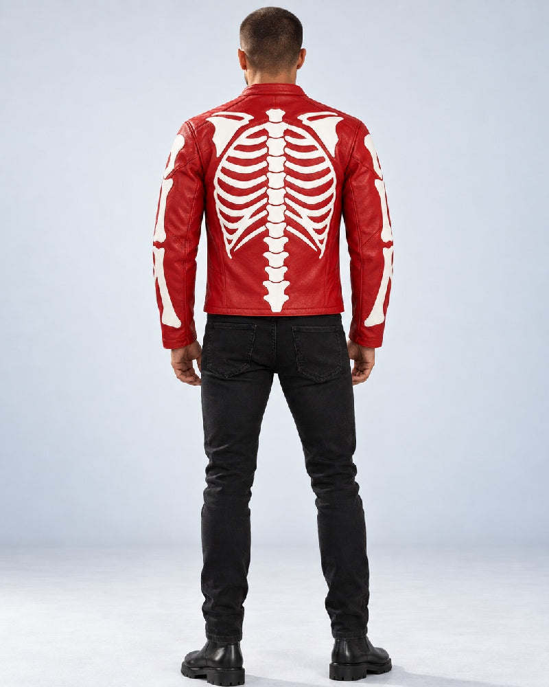 Skeleton Leather Bones Jacket