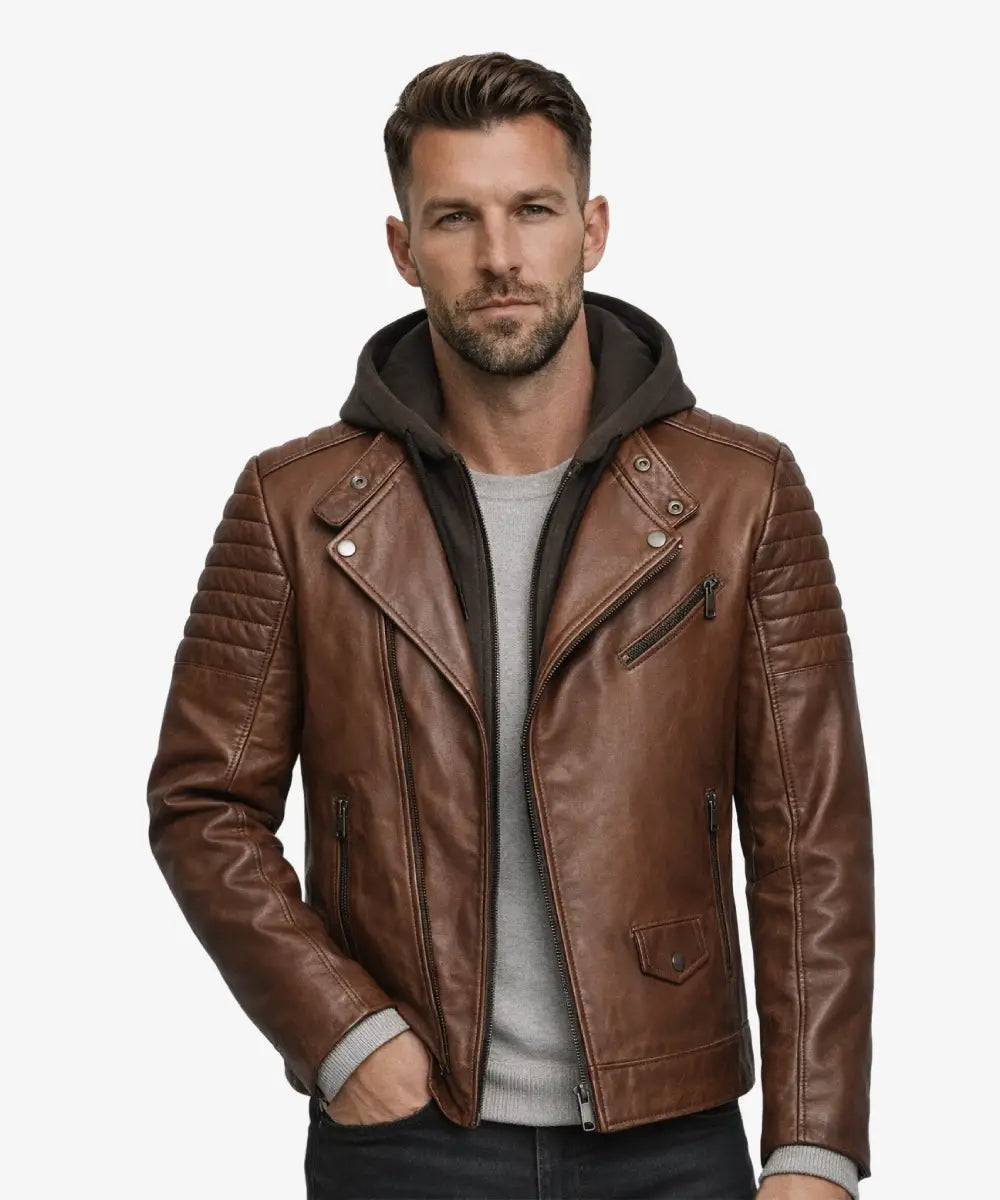 Men_Brown_Leather_Jacket_With_Removable_Hood