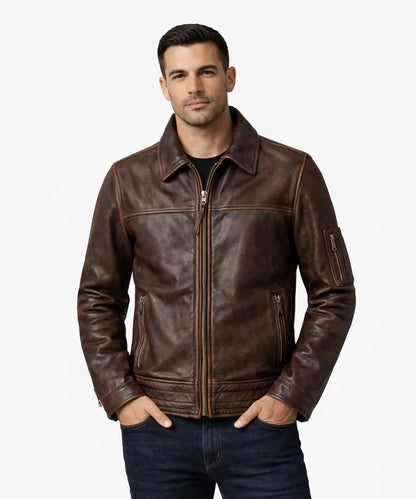 Men_Plain_Brown_Leather_Jacket
