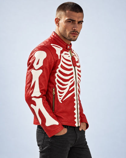 Skeleton Leather Bones Jacket