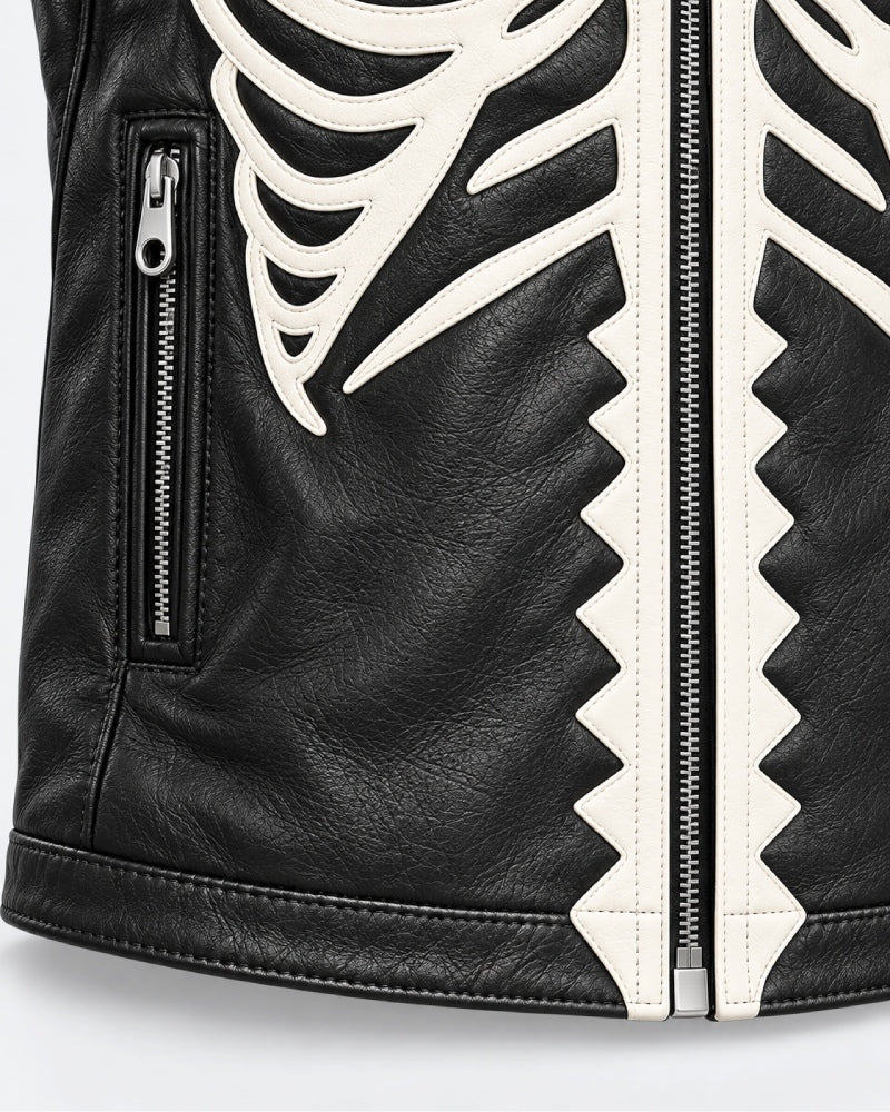 Skeleton Leather Bones Jacket