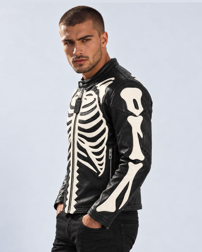 Skeleton Leather Bones Jacket