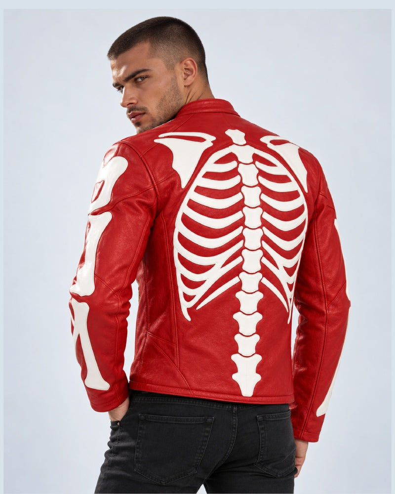 Skeleton Leather Bones Jacket