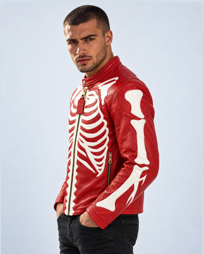 Skeleton Leather Bones Jacket