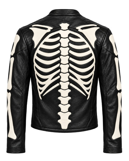 Skeleton Leather Bones Jacket