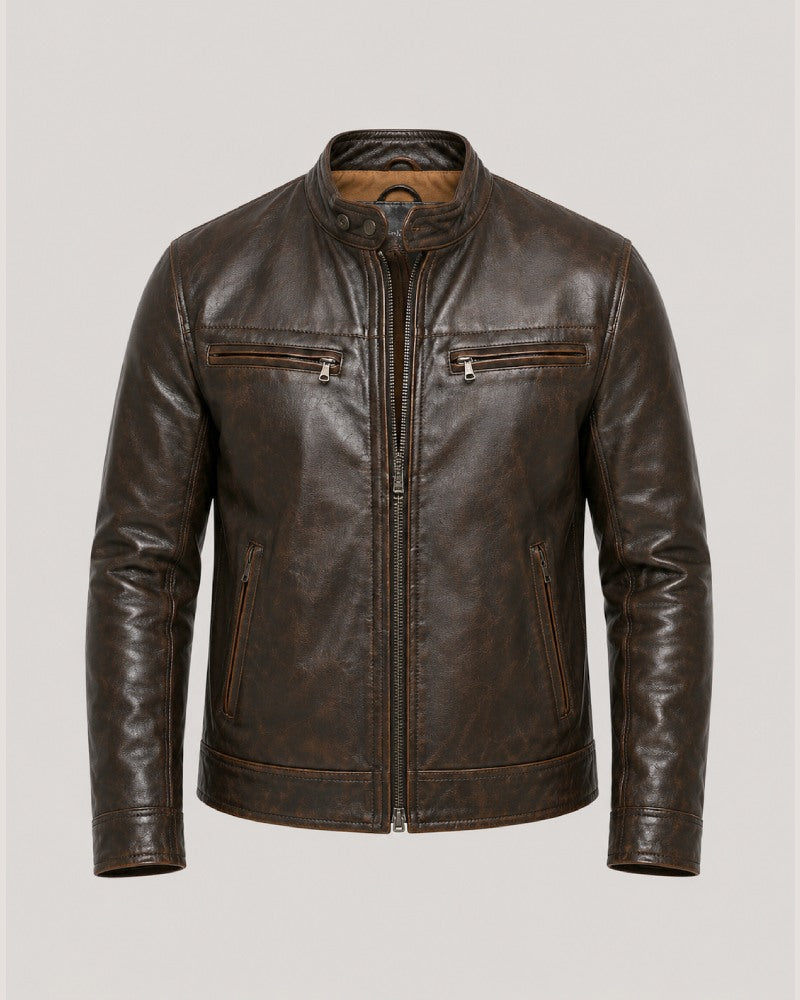 Men_s_Genuine_Dark_Brown_Leather_Biker_Jacket_Featuring_a_Sleek_Cafe_Racer_Style_and_Premium_Craftsmanship