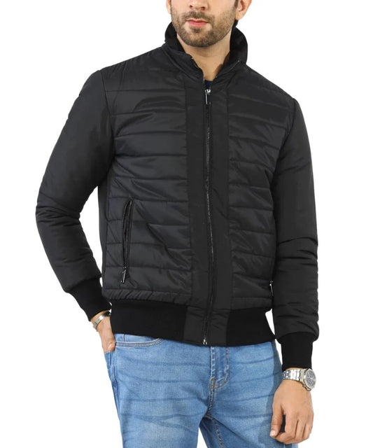 Mens Black Puffer Jacket