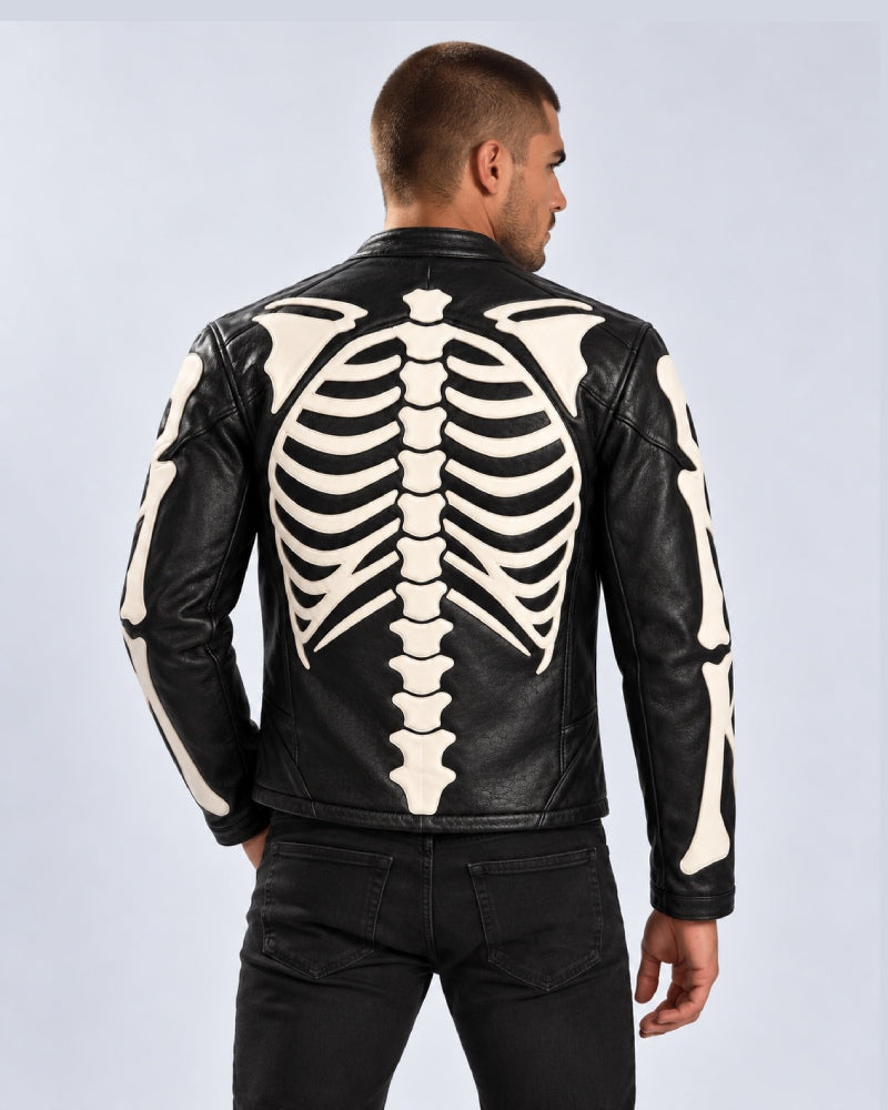 Skeleton Leather Bones Jacket