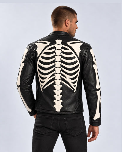 Skeleton Leather Bones Jacket