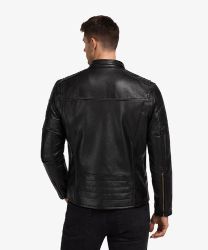 Mens_Biker_Black_Leather_Genuine_Jacket
