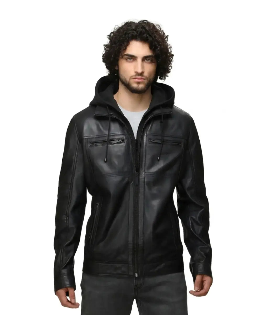 Mens_Black_Biker_Leather_Jacket_With_Detachable_Hood