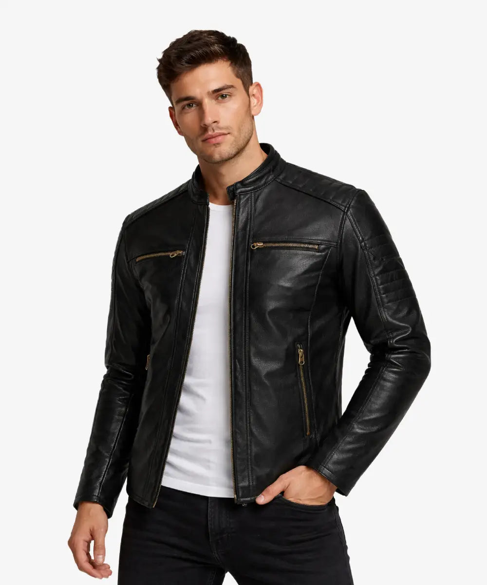 Mens_Black_Leather_Genuine_Biker_Jacket