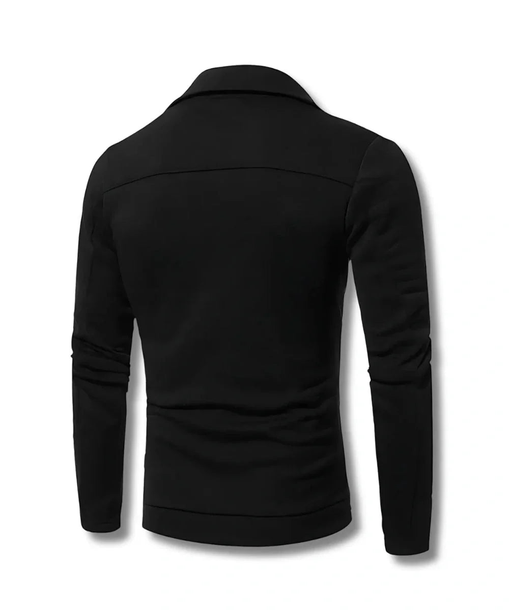 Mens Black Suede Leather Bomber Jacket 
