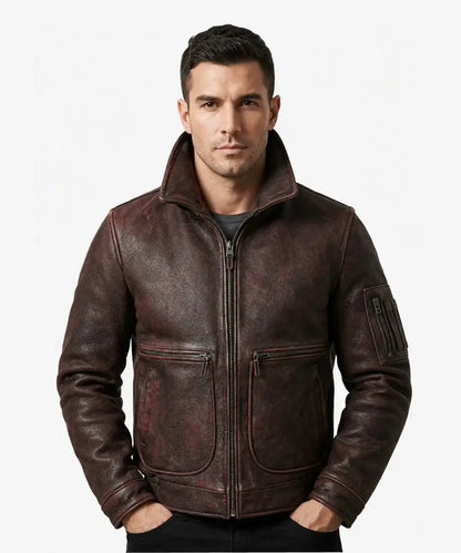 Mens_Classic_Brown_Leather_Motorcycle_Jacket