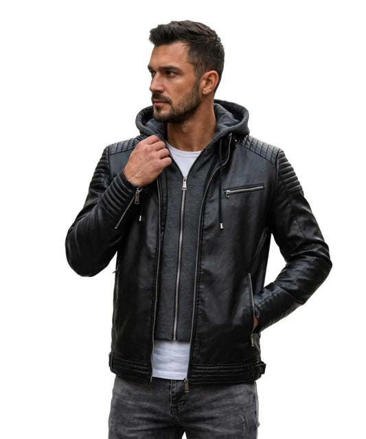 Mens_Motorcycle_Black_Leather_Jacket_With_Hood