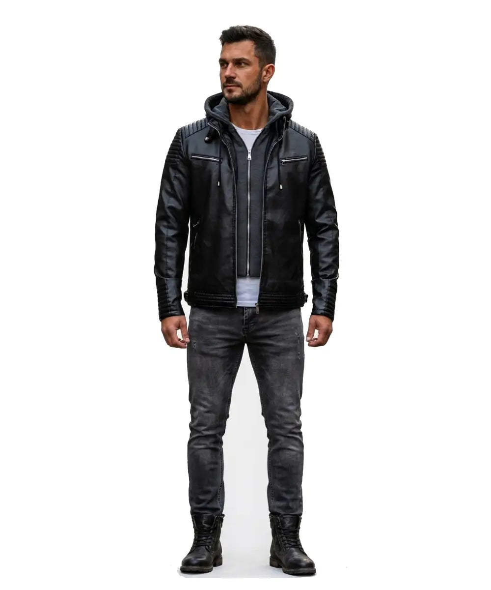 Mens_Motorcycle_Real_Hooded_Leather_Jacket