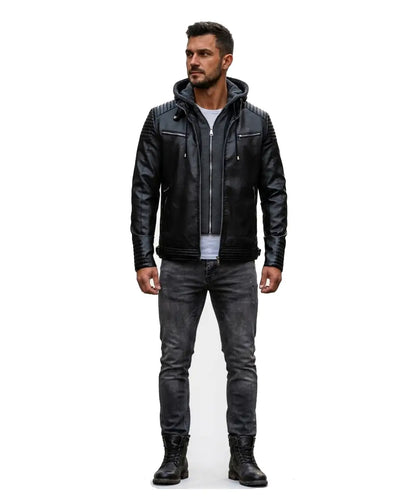 Mens_Motorcycle_Real_Hooded_Leather_Jacket