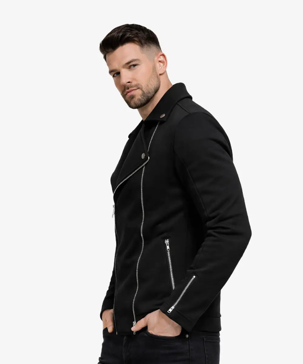Mens_Suede_Black_Leather_Biker_Jacket_with_Laple_style