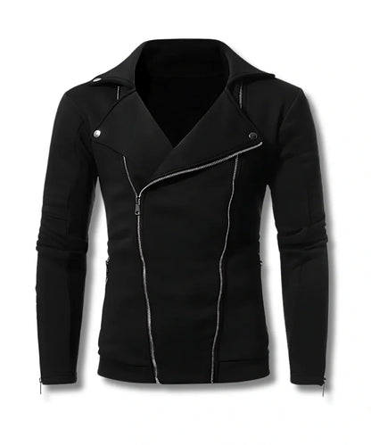 Mens Suede Black Leather Bomber Jacket