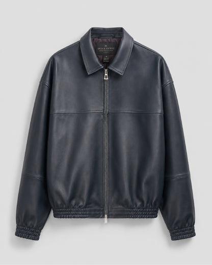 MidnightLeatherBlousonJacket