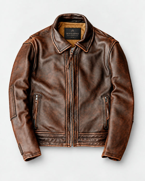 Plain_Brown_Hand_Cuffs_Leather_Jacket