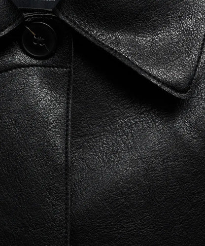 SabinaBlackLeatherJacketForWomen
