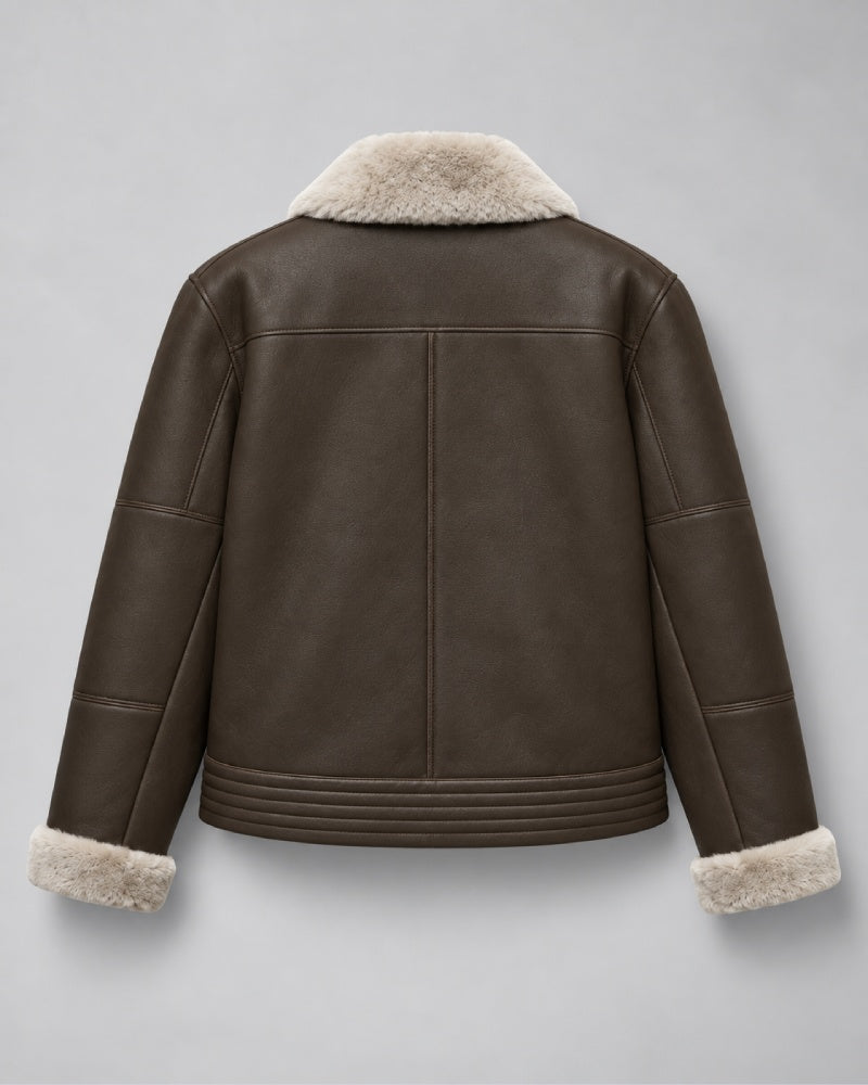 Shearling-lined_Brown_leather_aviator_jacket
