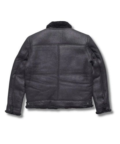 Shearling Bomber Leather Jacket
