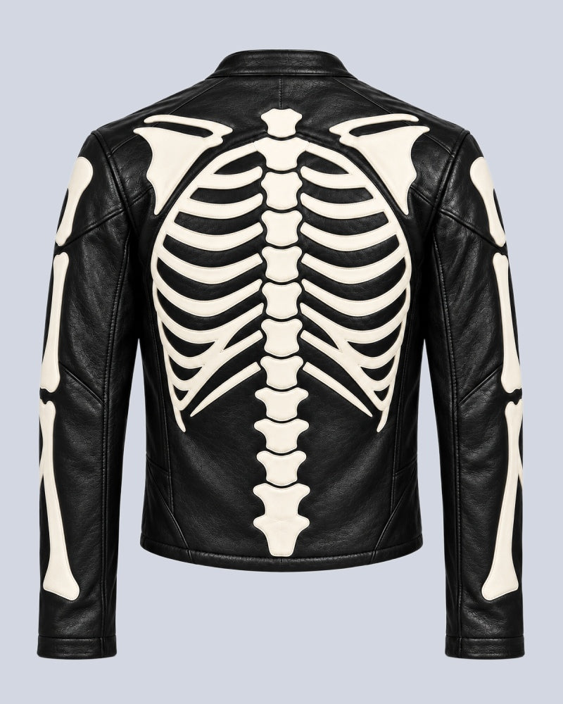 Skeleton Leather Bones Jacket
