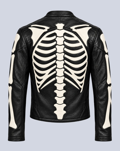 Skeleton Leather Bones Jacket