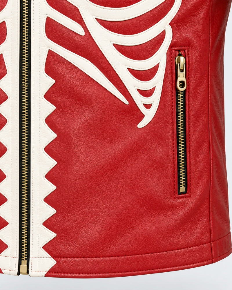 Skeleton Leather Bones Jacket