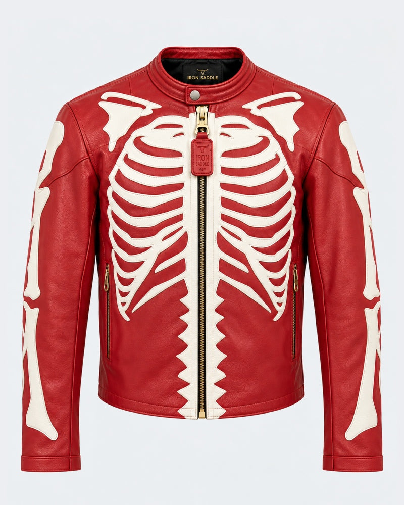 Skeleton Leather Bones Jacket