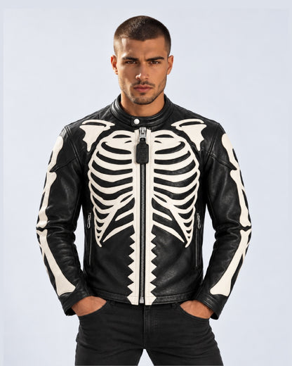 Skeleton Leather Bones Jacket