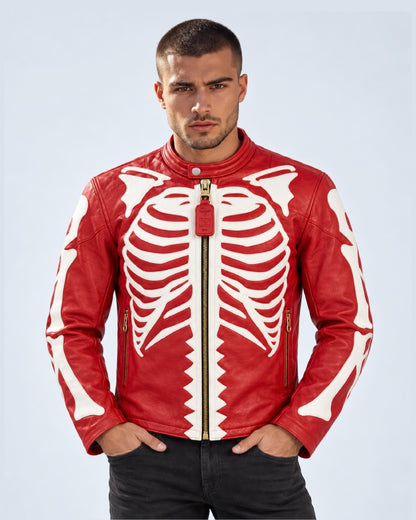 Skeleton Leather Bones Jacket