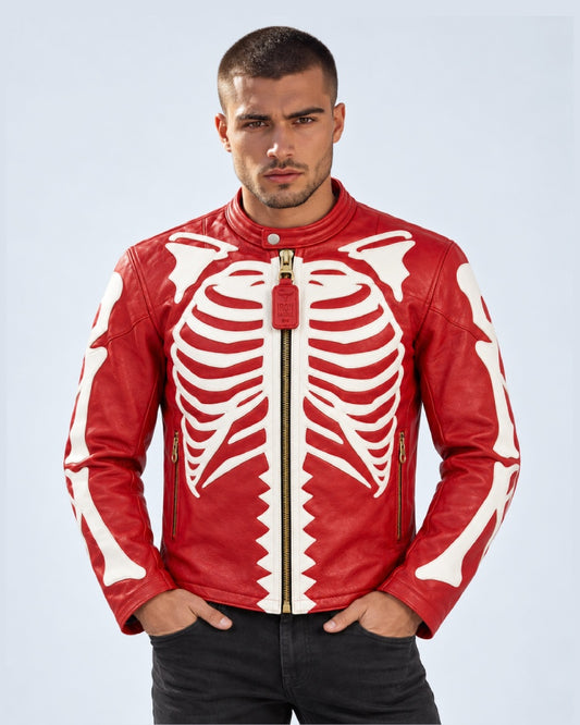 Skeleton Leather Bones Jacket