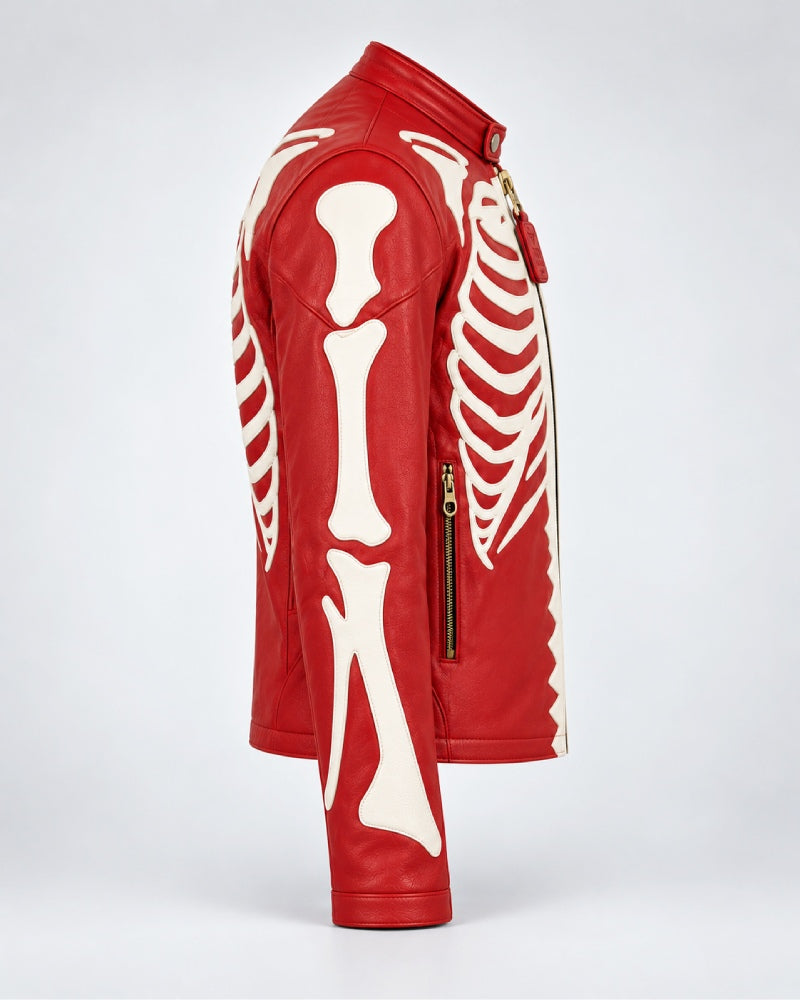 Skeleton Leather Bones Jacket